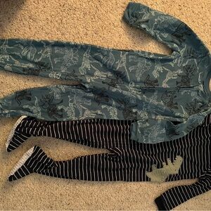 Carter's Blue Dinosaur Pajama Set